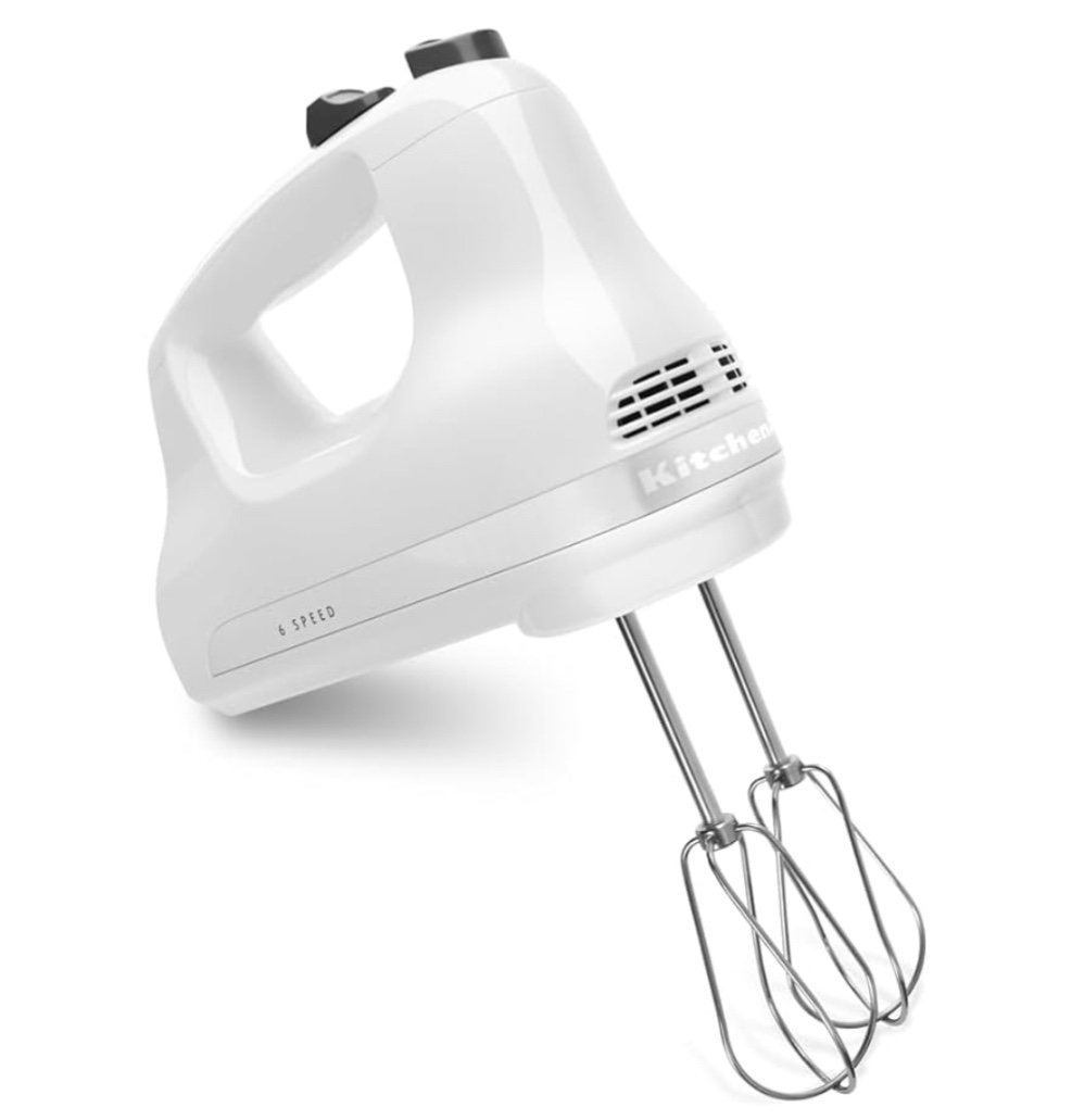 25% Off KitchenAid  5-Speed Ultra Power Hand Mixer,&nbsp;White